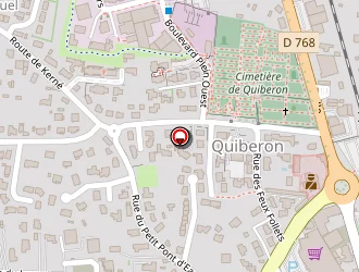 Carte de Location U à Quiberon