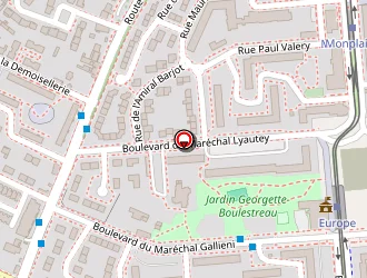 Carte de Quartier Monplaisir - Galliéni à Angers