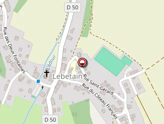 Carte de Ecole à Lebetain