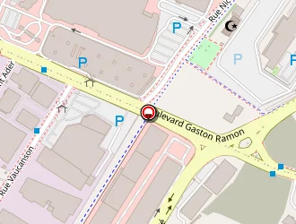 Carte de Angers Auto Pièces à Angers