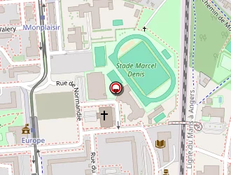 Carte de Stade Marcel Denis à Angers