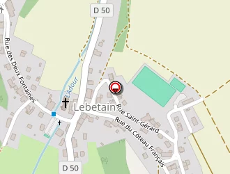 Carte de Duprez Edith à Lebetain