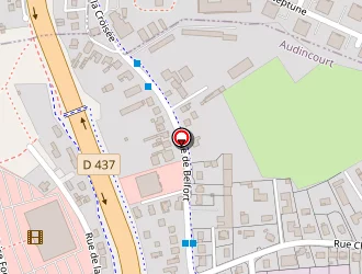 Carte de L'inko-nu à Audincourt