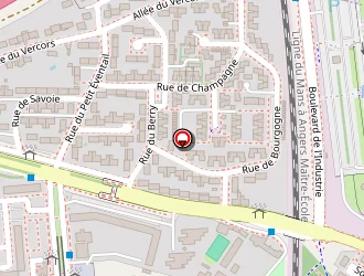 Carte de Centre Robert Schuman à Angers