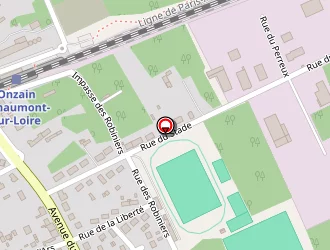 Carte de Camping Municipal à Onzain