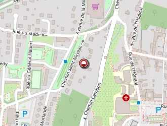 Carte de Centre Hospitalier à Avallon