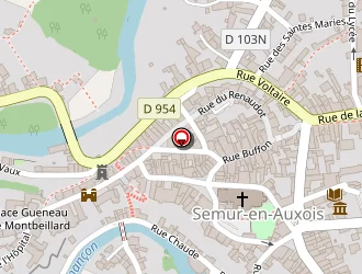 Carte de De Pas à Semur-en-auxois