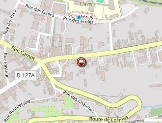 Carte de Monjob à Avallon