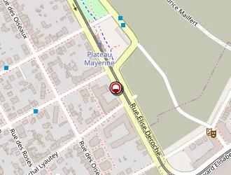 Carte de Association Alisée à Angers