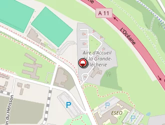 Carte de Lycée Jean Moulin à Angers