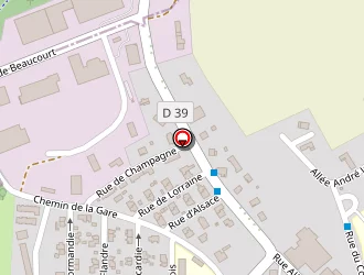 Carte de Ecole Maternelle Borneque à Beaucourt