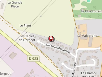 Carte de Aubigny Batiment à Aubigny-sur-nère