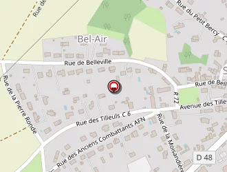 Carte de Tattoo Heart Studio à Semblançay