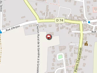 Carte de Ecole Primaire à Bauné