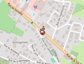 Carte de Corbeau Mathieu à Ferrette