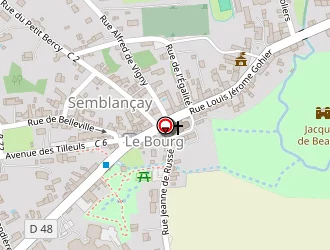 Carte de Goujon Benoît à Semblançay