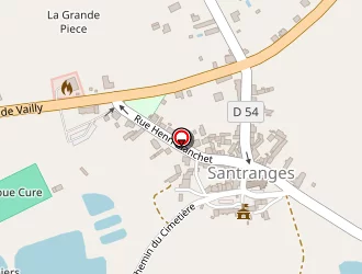 Carte de Agence Postale Communale à Santranges