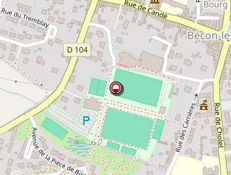 Carte de Cm Services à Bécon-les-granits