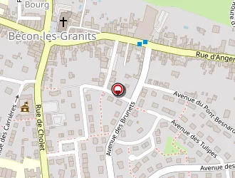 Carte de Maudet Romain à Bécon-les-granits