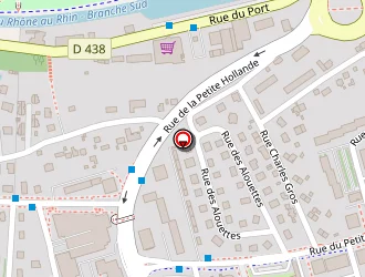 Carte de Pharmacie Coteau Jouvent à Montbéliard