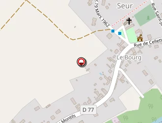 Carte de Maison Des Associations à Seur