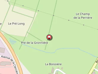 Carte de Super U à Bécon-les-granits