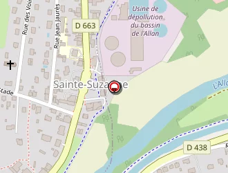 Carte de Commune De Ste Suzanne à Sainte-suzanne