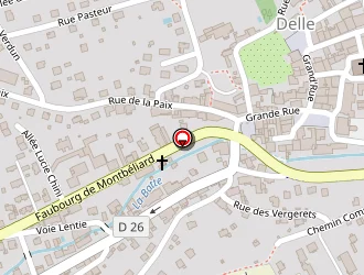 Carte de Cic,banque Cic Est à Delle