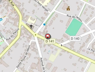 Carte de Espace Terrena à Noyant