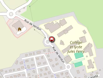 Carte de Cité Scolaire Jules Ferry à Delle