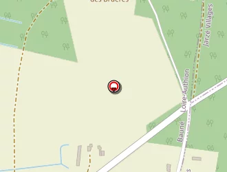 Carte de Stade Des Bruères à Bauné