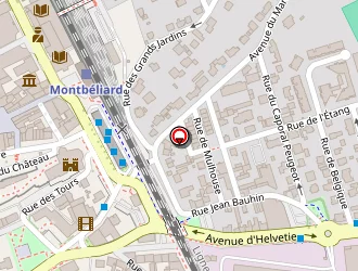 Carte de Prosol Technologie à Montbéliard