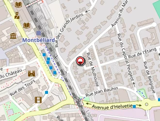 Carte de Cci Du Doubs à Montbéliard