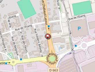 Carte de Adecco à Montbéliard