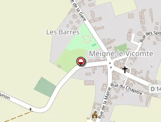 Carte de Servin Emmanuel à Meigné-le-vicomte