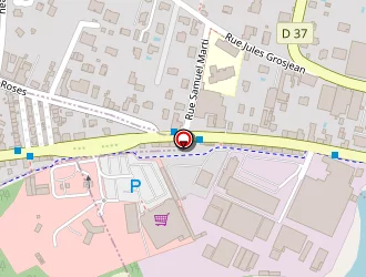 Carte de Super U à Montbéliard