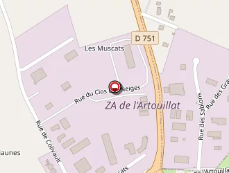 Carte de Boz'lots à Montils (les)