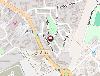 Carte de La Citedo à Sochaux