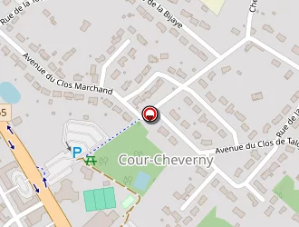 Carte de Espace Multisports à Cour-cheverny