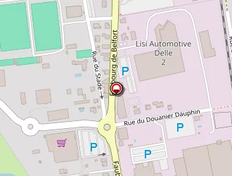 Carte de Maty à Belfort