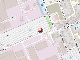 Carte de Boulangerie Bernard à Sochaux