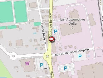 Carte de Parisot Freres à Delle