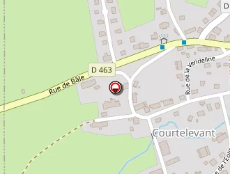 Carte de Stade Jean-luc Ducloux à Courtelevant