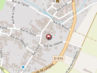 Carte de La Poste à Til-châtel