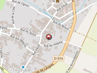 Carte de Café Du Centre à Til-châtel