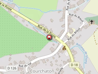 Carte de Café Coiffé à Courchaton