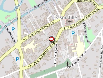 Carte de Etancheo à Is-sur-tille