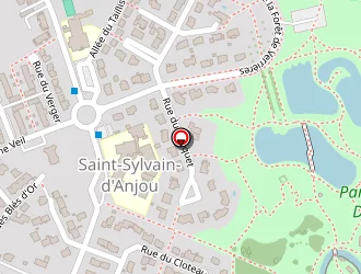 Carte de Sentier De Randonnée à Saint-sylvain-d'anjou