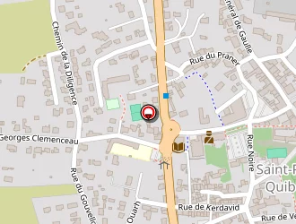 Carte de Ael à Saint-pierre-quiberon