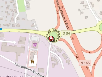 Carte de Sas Argel Ouest à Missillac